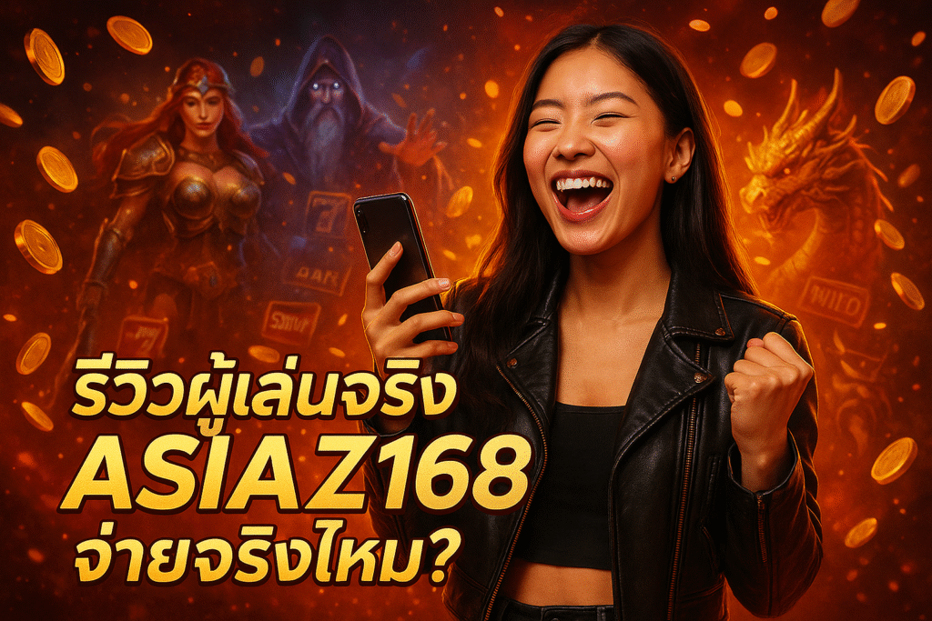 รีวิวผู้เล่นจริง ASIAZ168 จ่ายจริงไหม?