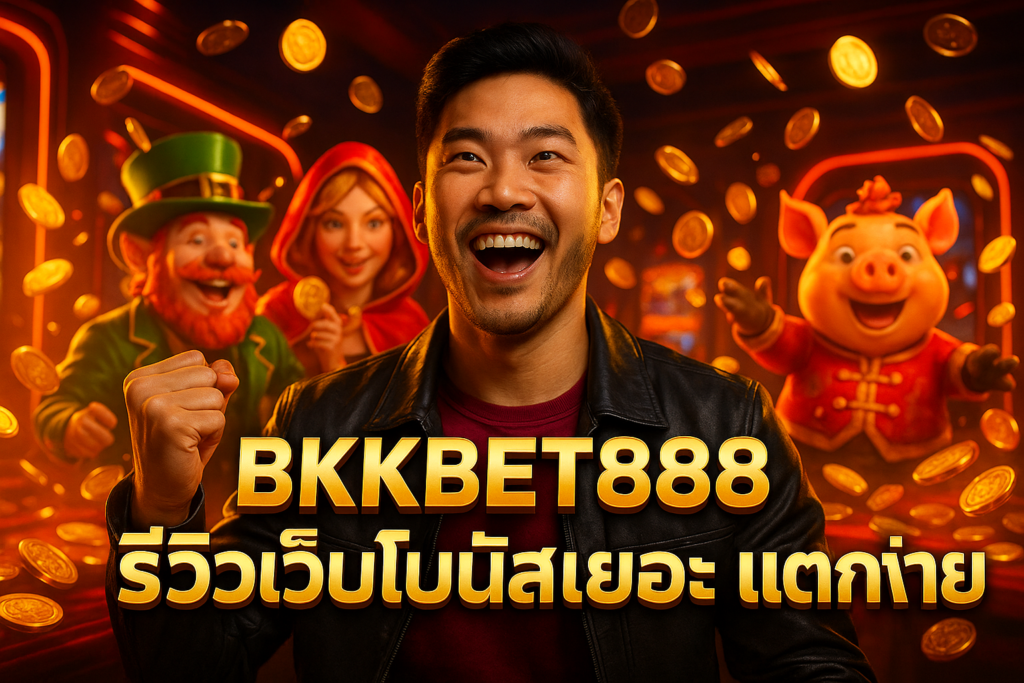 BKKBET888 รีวิวเว็บโบนัสเยอะ แตกง่าย